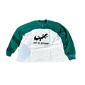LANT3RN GREEN COLOR BLOCK  GECKO CREWNECK